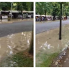 VIDEO. Parcul Central, inundat după furtuna violentă de astăzi. Codul Galben de ploi a făcut ravagii în Cluj