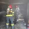 Un ATV, aflat în garajul de la demisol, a luat foc. Pompierii au intervenit la salvarea casei și a altor două autoturisme aflate în imediata apropiere