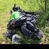 Accident teribil în Alba. O tânără motociclistă, luată cu elicopterul SMURD, după ce a căzut într-o râpă