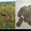 Comoară istorică descoperită pe un deal din Bihor: 30 de monede din bronz, vechi de peste 300 de ani