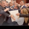 VIDEO. Încăierare în Parlamentul turc după destituirea unui primar pro-kurd, proteste în stradă