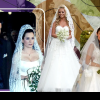 (foto) Cum au arătat Andreea Esca, Antonia, Delia sau Andra când s-au căsătorit: Andreea Bănică a strălucit într-o rochie minusculă