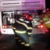 Incendiu la un autocar plin cu copii, pe Autostrada A10 între Alba Iulia și Lancrăm