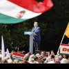 Mii de persoane au ieșit în centrul Budapestei pentru a-l susţine pe premierul ungar, înainte de scrutinul european