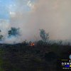 Incendiu de vegetație în comuna Voinești