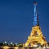 Operațiune rusească în inima Europei: cinci sicrie înfășurate în steaguri franceze lângă Turnul Eiffel / Scria pe ele Soldații francezi în Ucraina